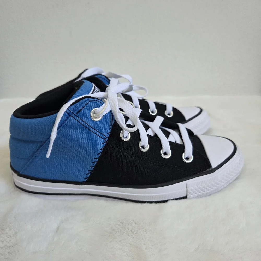 Converse Chuck Taylor All Star Youth Boy's Slip on Shoes Size 4 Royal Blue/Black